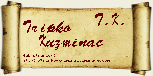 Tripko Kuzminac vizit kartica